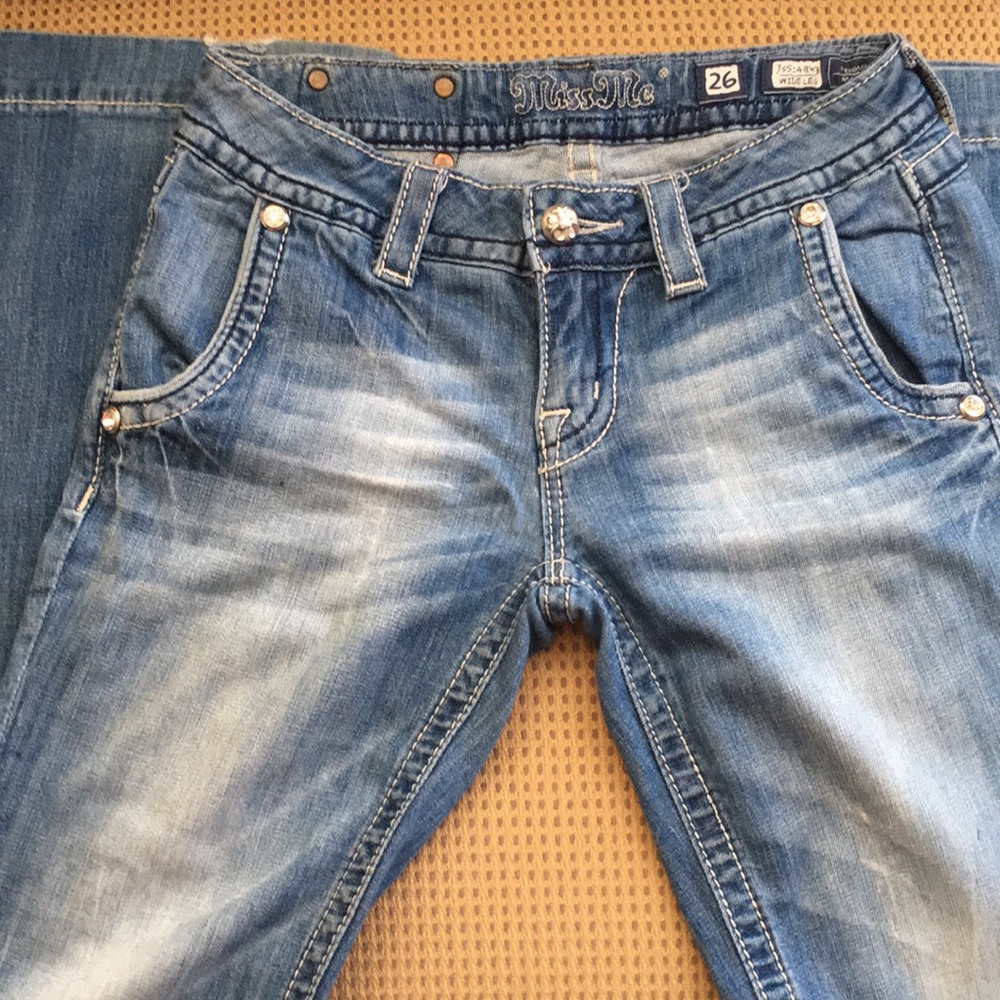 Miss Me JS5148W3 wide leg jeans